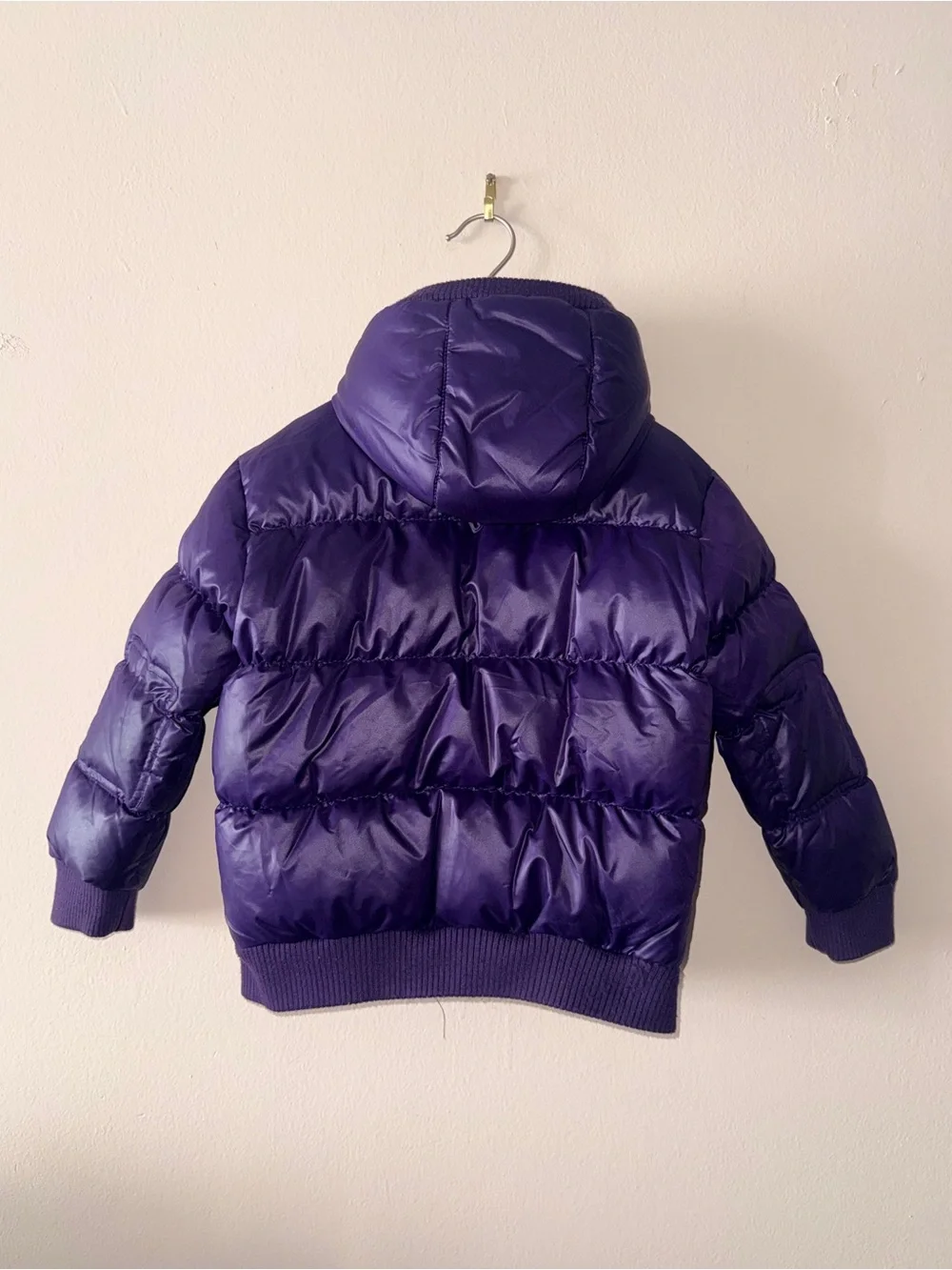 Appaman Kids Purple Down Filled Hooded Puffy Coat - 4